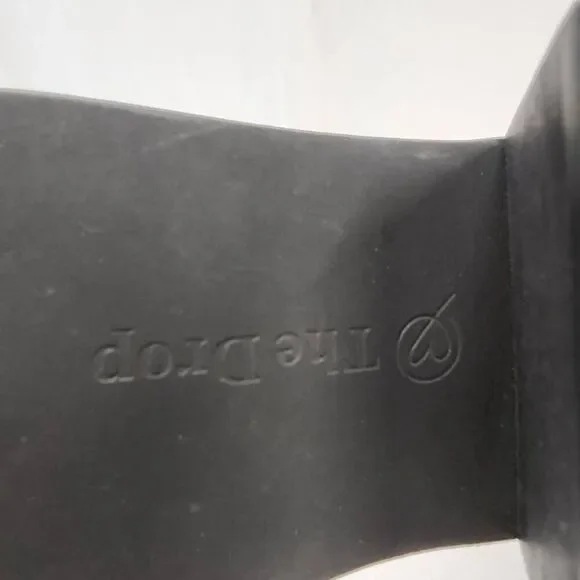 The Drop Size 8 Women's Stevens Chelsea Boots Vegan Leather Rocker Moto Combat - Picture 7 of 8